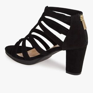 Elegant Black Strappy Heels